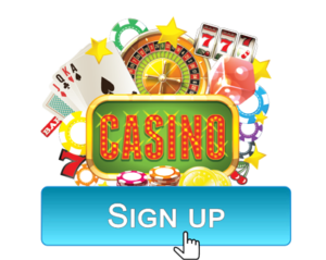 signing up at a real money online casino