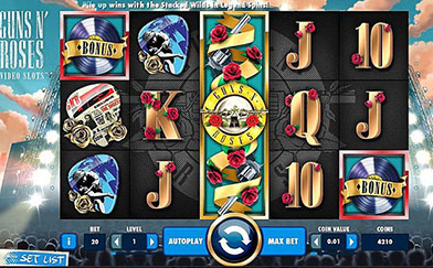 Online Video Slots Guns n' Roses