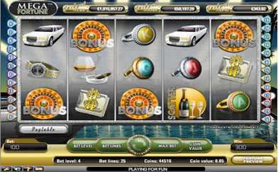 Online Video Slots Mega Fortune