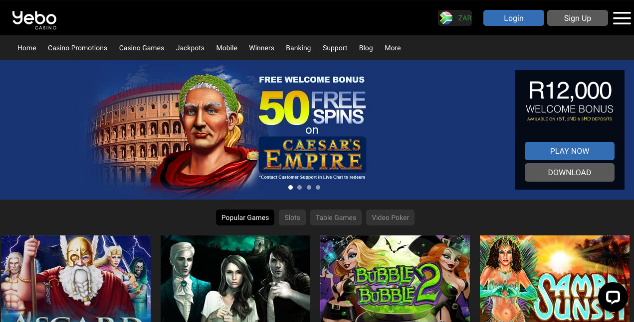 yebo casino mobile login